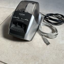 Brother QL-570 Professional Label Printer With Power Cord And USB Cord