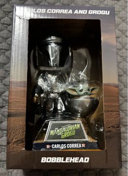 Houston Astros Carlos Correa Mandalorian & Grogu Bobblehead