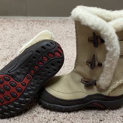 GIRLS MERRELL THINSULATE US SIZE 7 SPIRIT TIBET JR CLASSIC TAUPE BOOTS