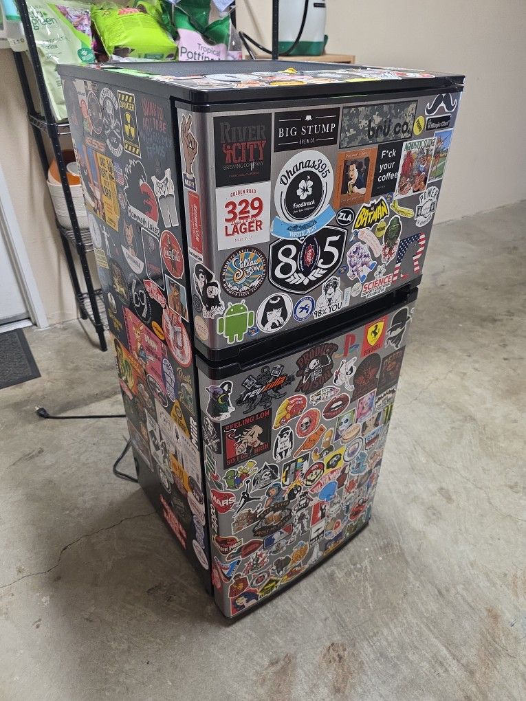 Mini Fridge And Sticker Collection Lol