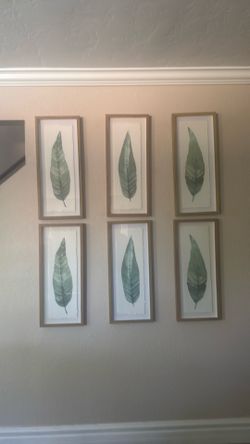 Bohemian Leaf Paintings