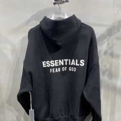 Black And White Essentials Hoodie