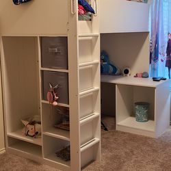 Loft Bed with Desk