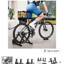 Stationary bike trainer