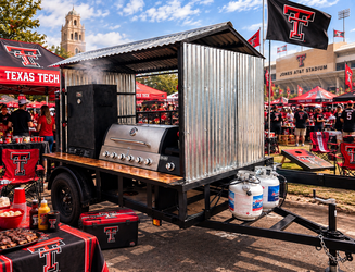 TAILGATING BBQ TRAILER - SMOKER