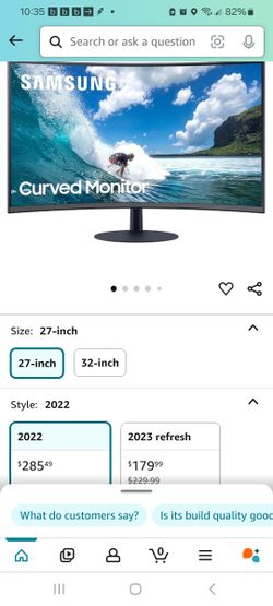 Samsung 27 inch Curved Monitor