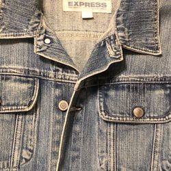 Retro Denim Jacket By Express 