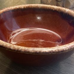 Vintage McCoy Brown Drip Bowl