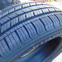 4 New 215 55 17 Kumho Solus TA11 Tires 94V Date 2025