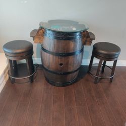 Barrel Arcade Pub Table 