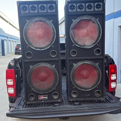 TWO Cuspid Concert Speakers