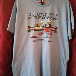 Blue Tee Shirt Men Large 