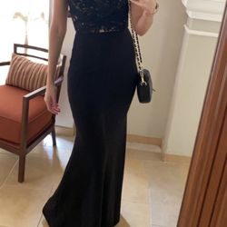 Windsor Formal Maxi Black Dress 