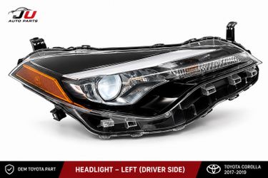 2017–2019 Toyota Corolla OEM Right & Left LED Headlight, Tail Lamp & Fogs Light