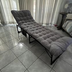 Rest Bed, Rest Chair includes Cushion  New No Tags