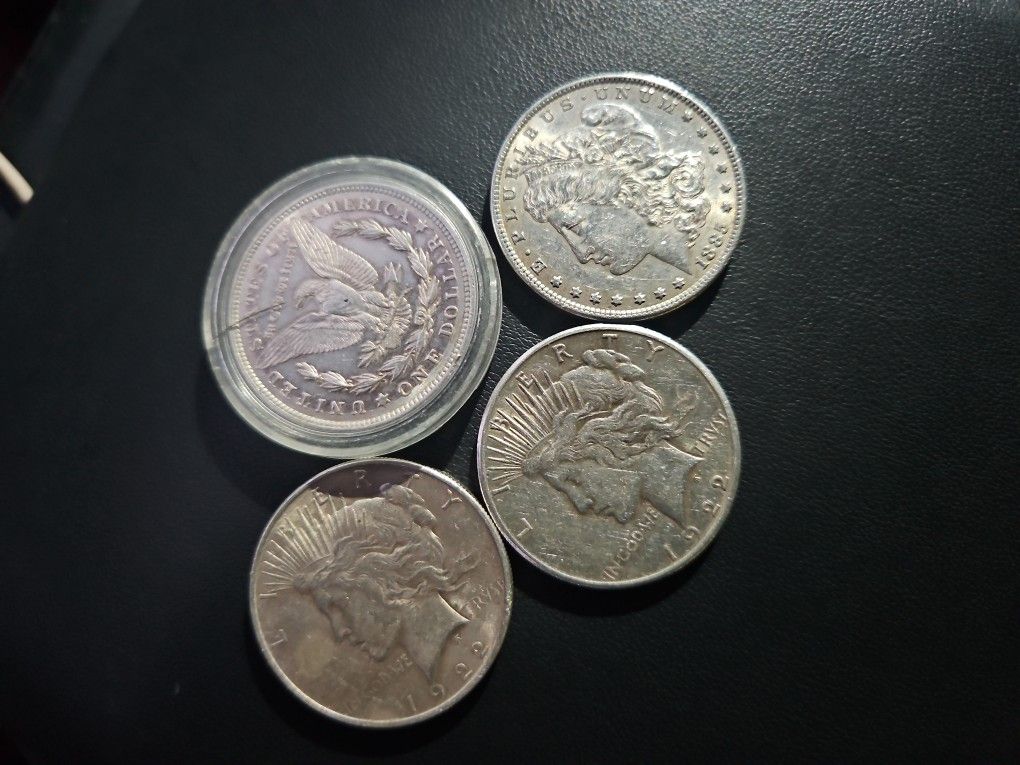 Silver Peace Coins Mint Errror