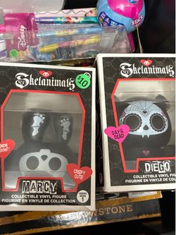 Skelanimals Collectible Vinyl Figures – Marcy & Diego $10 each