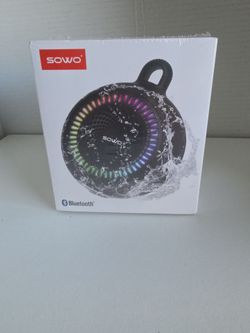 SOWO Shower Speaker Bluetooth Waterproof, Small Speaker Portable Wireless
Powerful Bass and Louder Volume | Colorful Lights and Lightweight with Clip