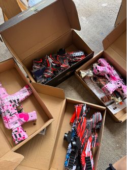 Gel blaster toy gun kit of 7