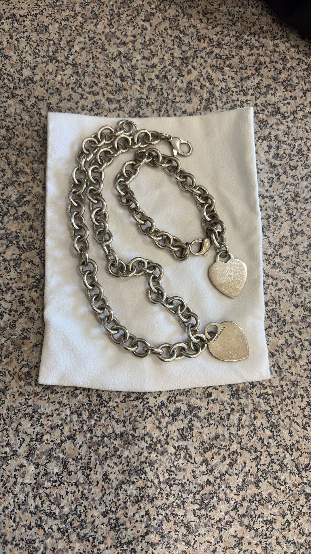 Tiffany &Co Necklace And Bracelet (S)