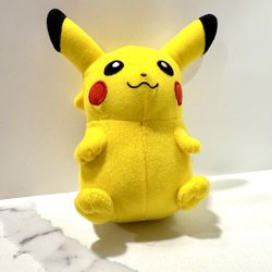 Pikachu Plush 8” Toy Factory 2020 Pokémon Stuffed Animal Soft Yellow Plushie