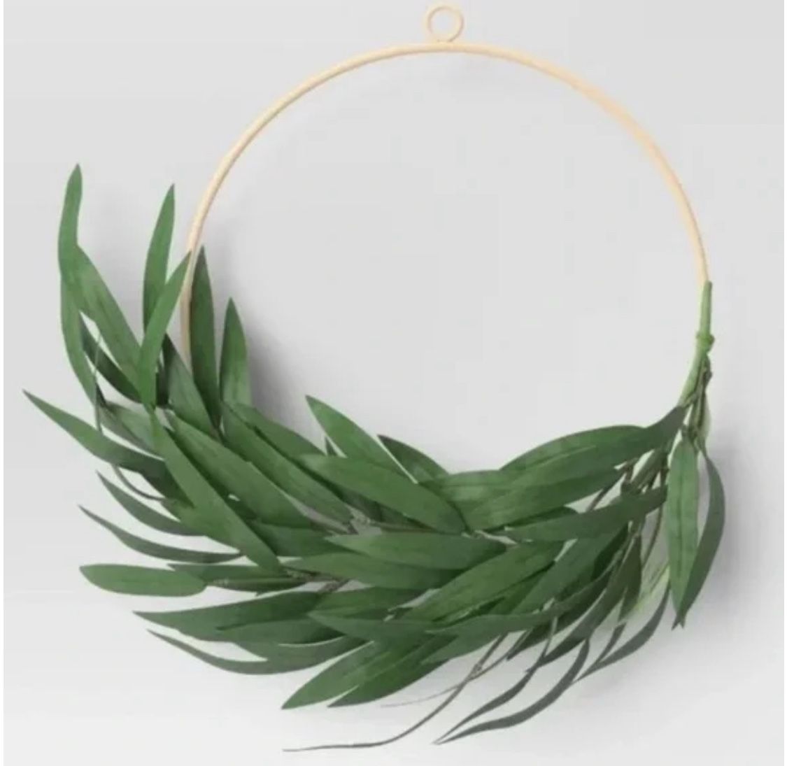 Wreath - Fake Greenery Wreath Home Decor by Threshold - NEW