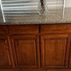 Kitchen Island with Granite