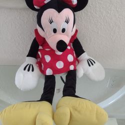 Minny Mouse Disney Red Polka Dot Large 30" Plush Doll