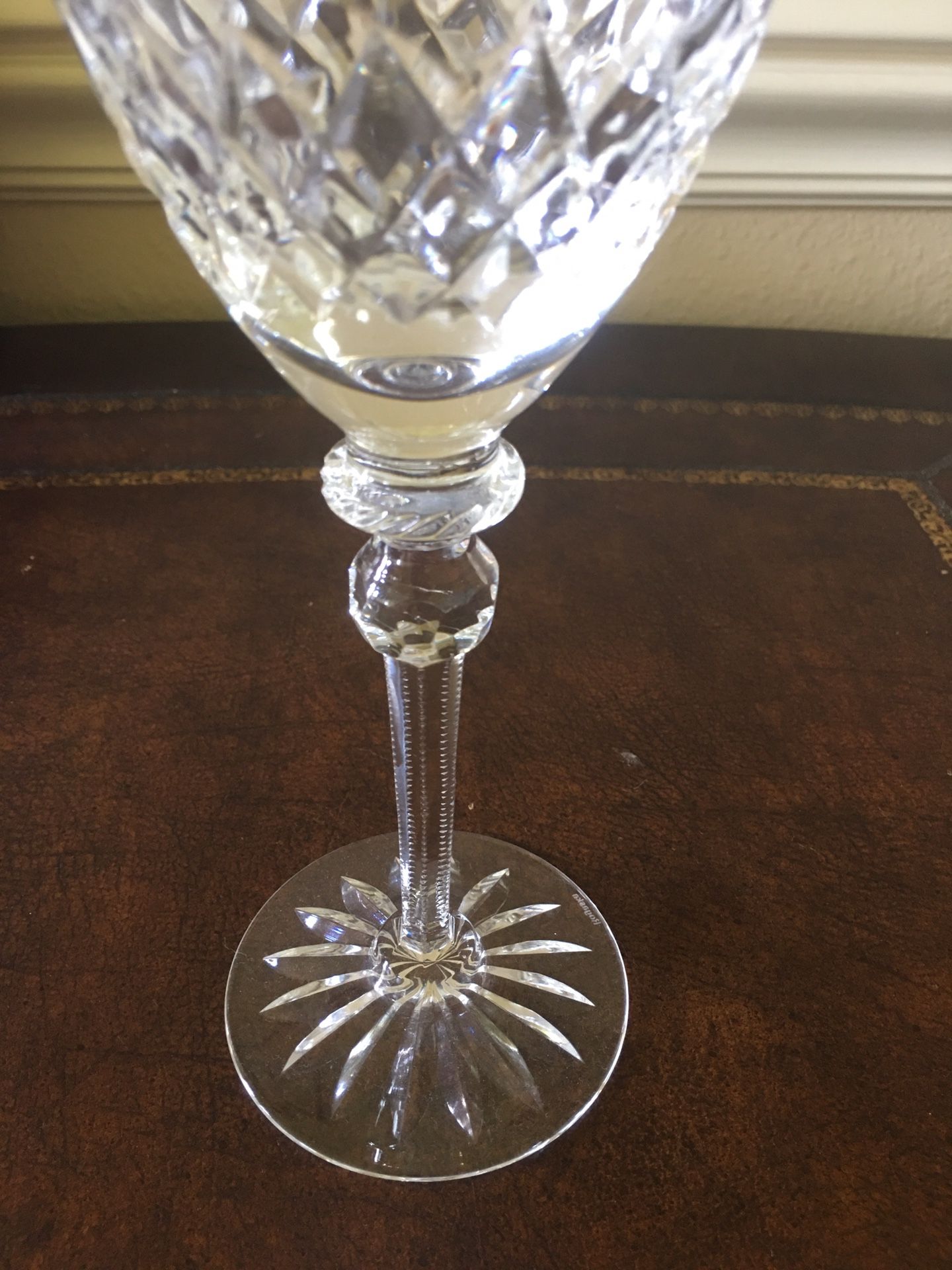 Set of 4 crystal Rogaska queen water goblets, vintage, retired. for ...