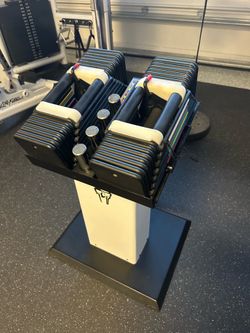 Powerblock Pro Adjustable Dumbbells with Stand