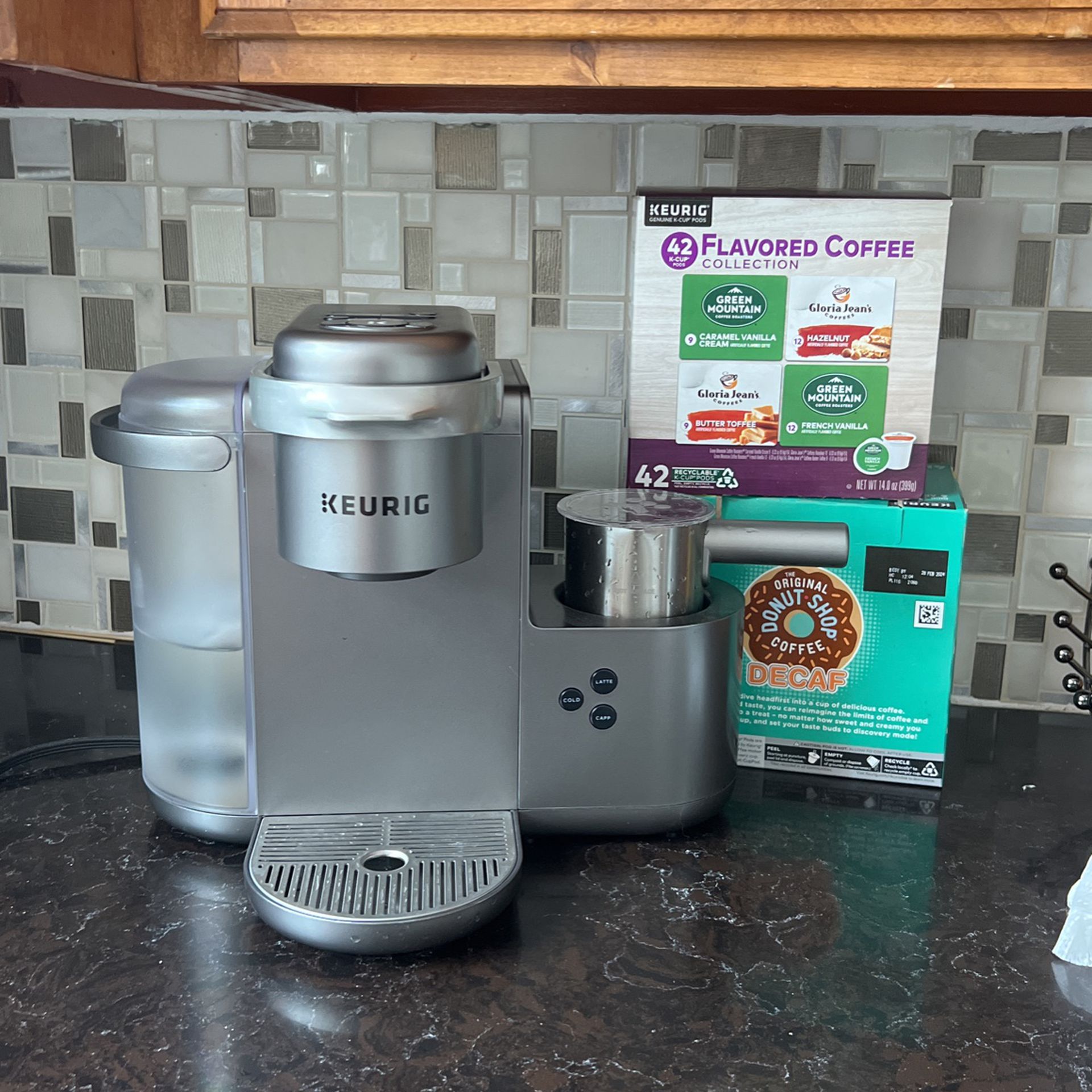 New Keurig + Milk Frother and K-Pods