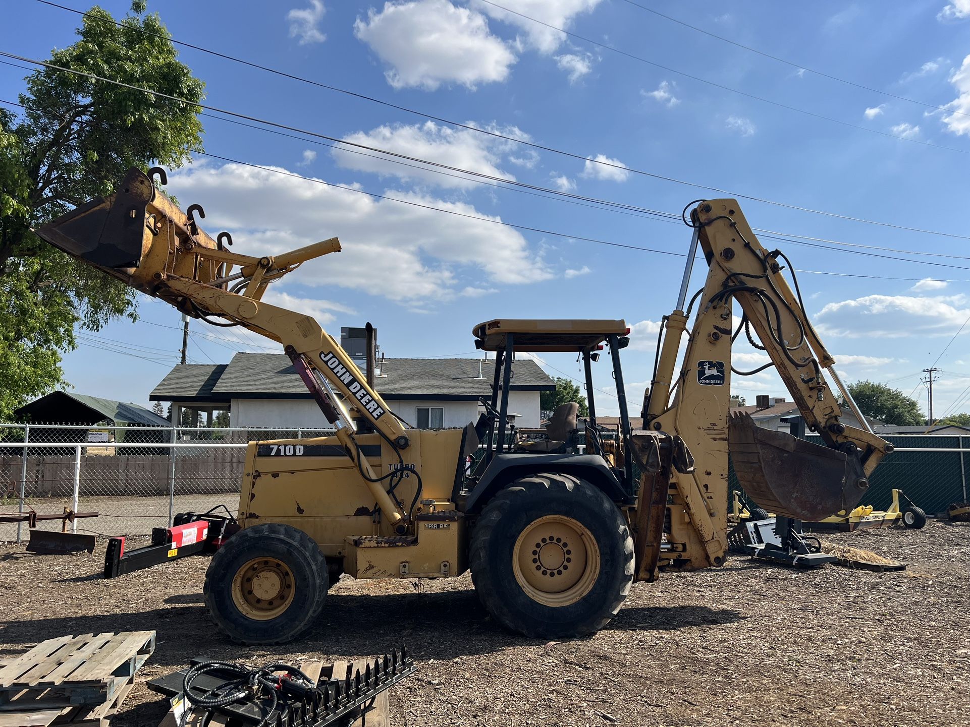 John Deere Backhoe