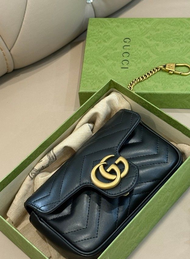 Classic black handbag for women