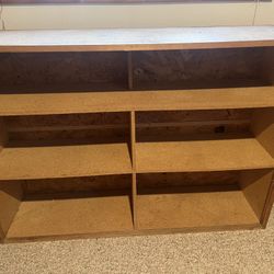 Bookcase And Adjustable Cabinet FREE