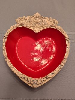 Vintage Sacred Heart Trinket Dish