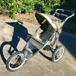 Schwinn Baby Jogging Stroller, Foldable For Storage, Has Hand Breaks, No Belts