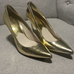 Gold MK Shoes