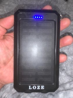 LOZE Solar Charger, 38800mAh Solar Power Bank, Outdoor Portable Flash Charger