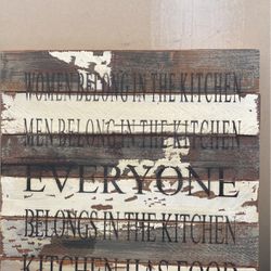 Two Wooden Sayings