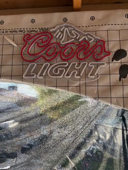 Led coors light bar/man cave light