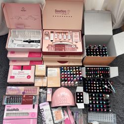 Beetles Nail Mega Bundle – 100+ Colors + UV Lamp + Full Kit 