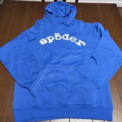 Blue Sp5der Hoodie(BRAND NEW)