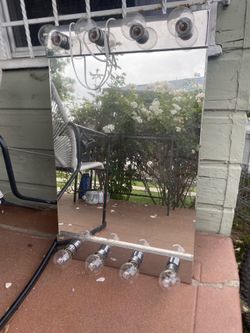 Mirror with lights