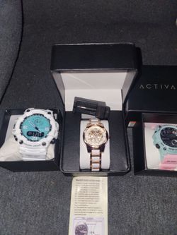 3 new women's watches 2 avicta one vido skeleton open mechanical back