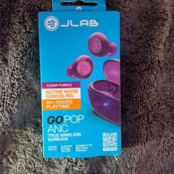 JLab Go Pop ANC True Wireless Earbuds 