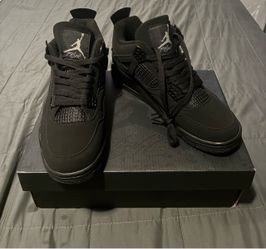 New Air Jordan 4 Black Cat Size 9