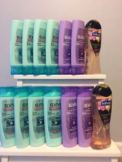 $40 6 L’Oréal shampoo and 6loreal conditioner 375ml each bottle and 2body wash 443ml