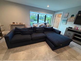 Blue couch
