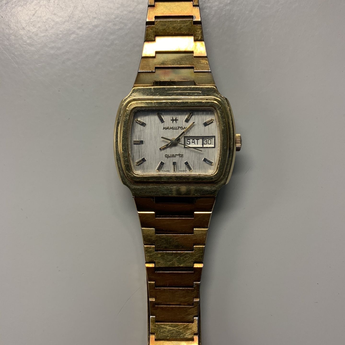 Vintage hamilton top quartz watch