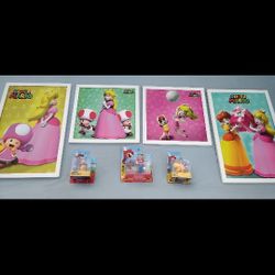 SUPER MARIO BROS FIGURINES & PICTURE FRAMES